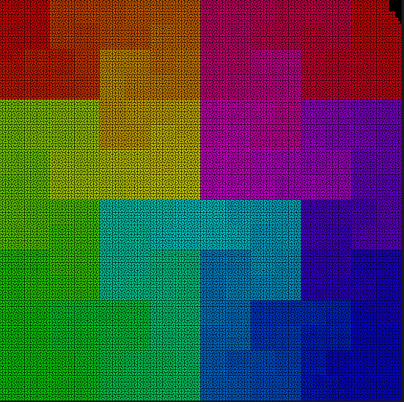 "Hillbert Curve" code example
