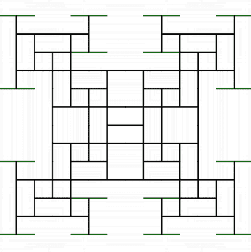 Toothpicks on LÖVE2D