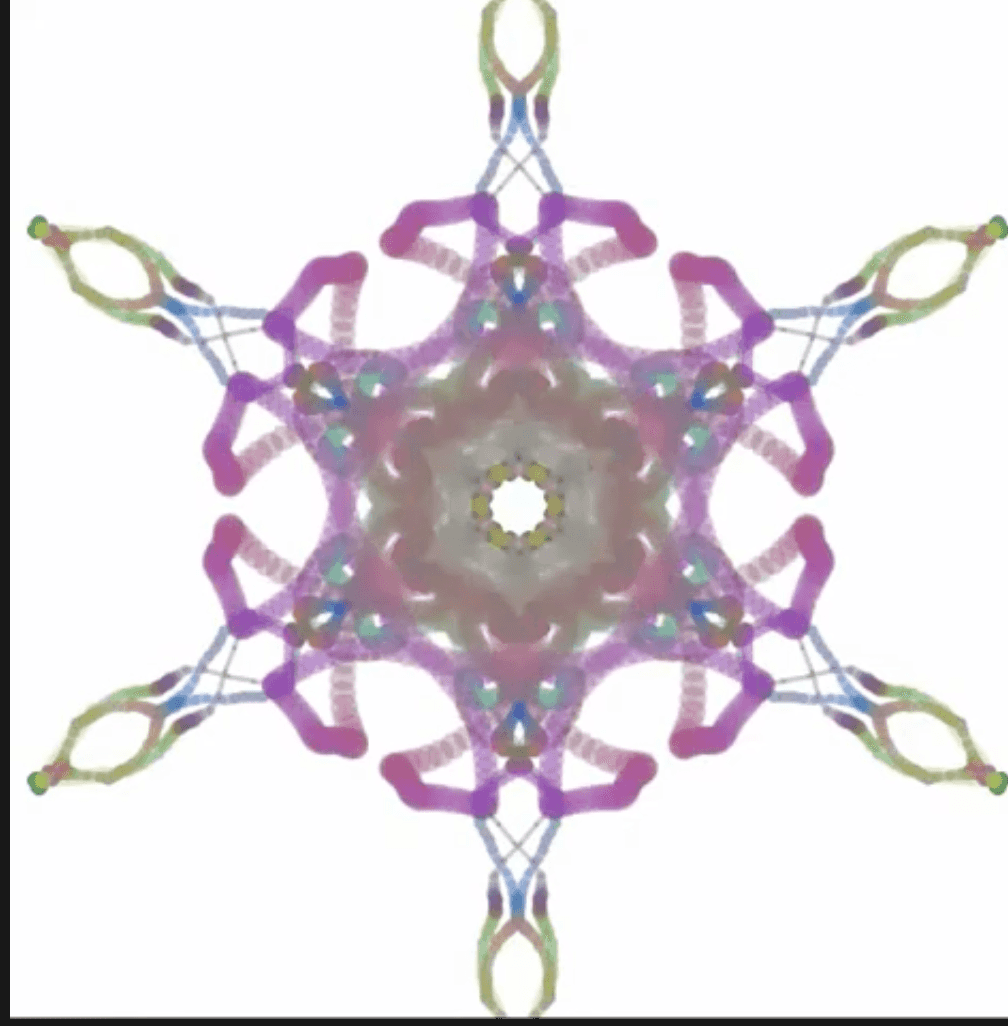 Kaleidoscope Simulation with Processing